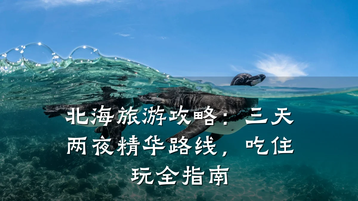 北海旅游攻略：三天两夜精华路线，吃住玩全指南