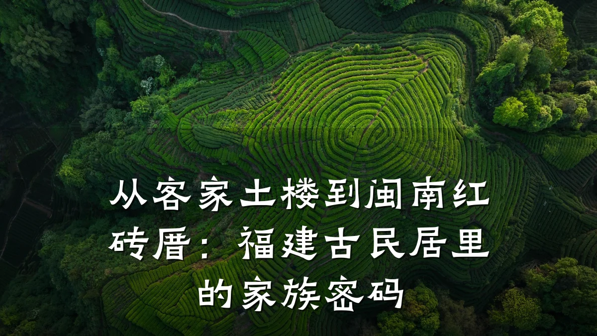 从客家土楼到闽南红砖厝:福建古民居里的家族密码