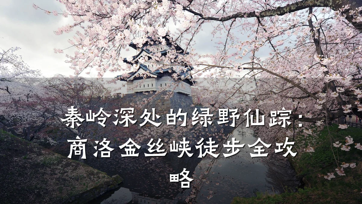 秦岭深处的绿野仙踪:商洛金丝峡徒步全攻略