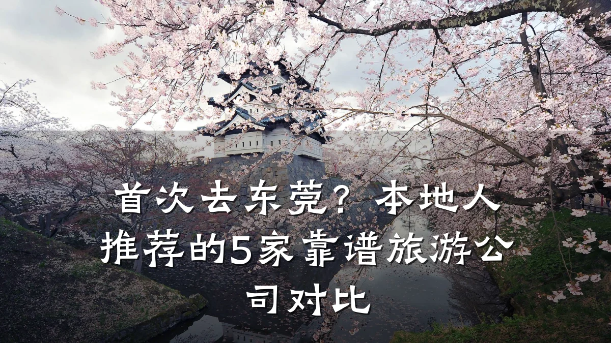 首次去东莞?本地人推荐的5家靠谱旅游公司对比