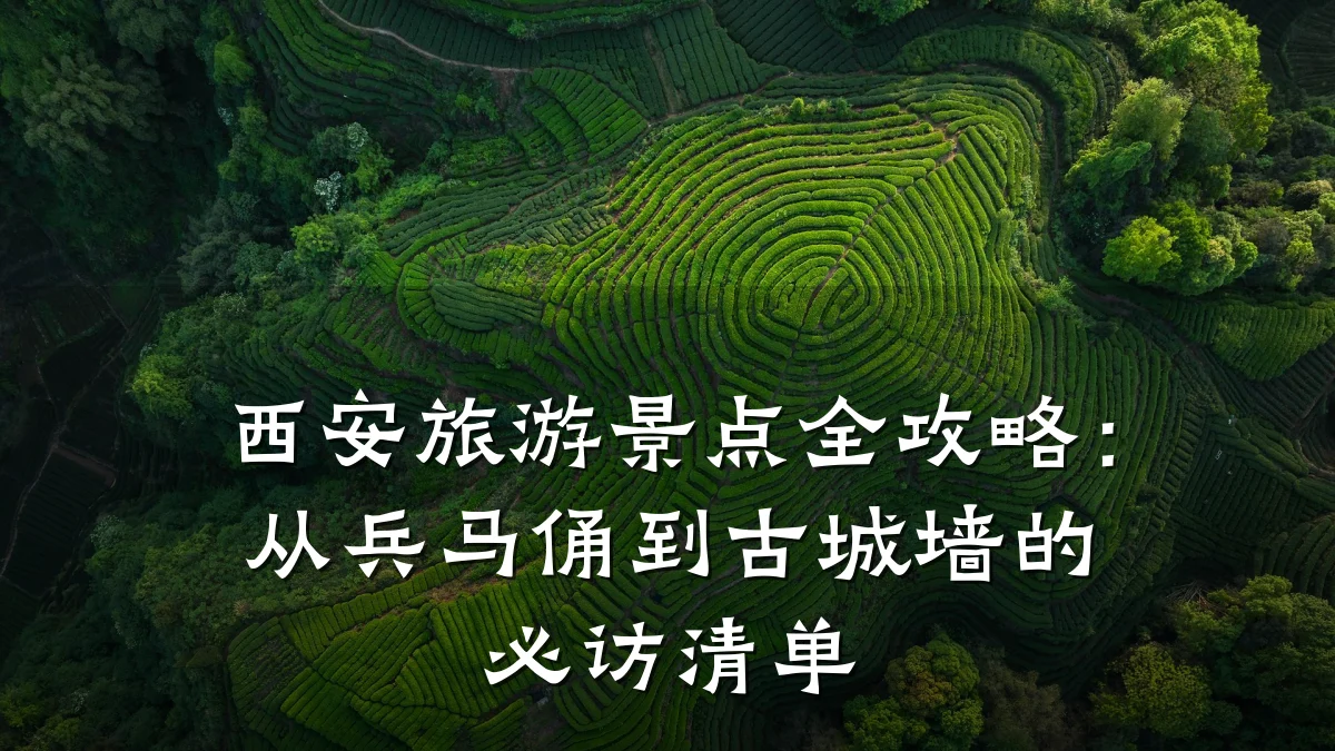 西安旅游景点全攻略:从兵马俑到古城墙的必访清单