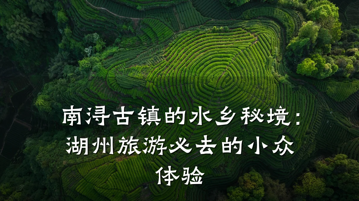 南浔古镇的水乡秘境：湖州旅游必去的小众体验