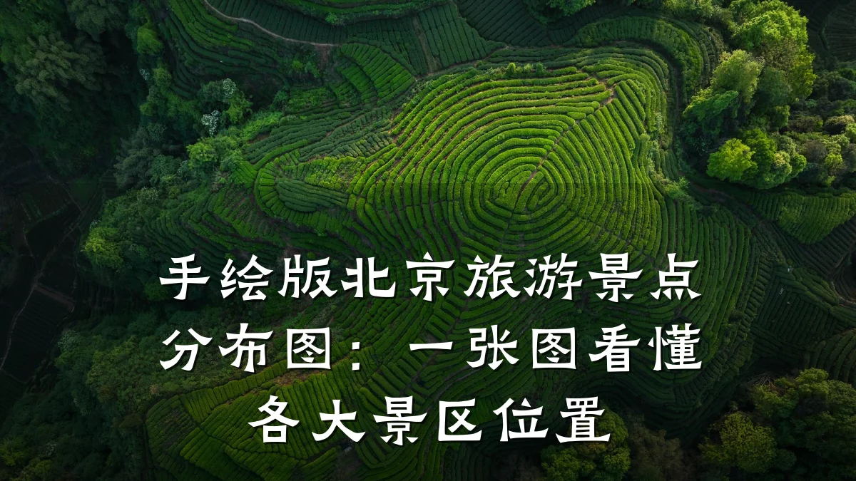 手绘版北京旅游景点分布图:一张图看懂各大景区位置