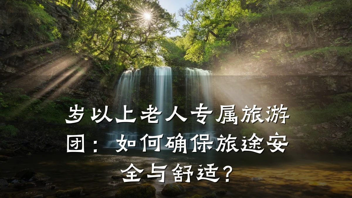 岁以上老人专属旅游团：如何确保旅途安全与舒适？