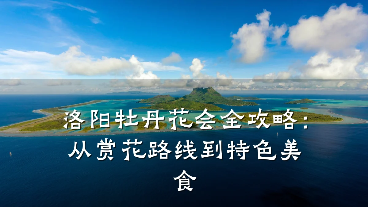 洛阳牡丹花会全攻略：从赏花路线到特色美食