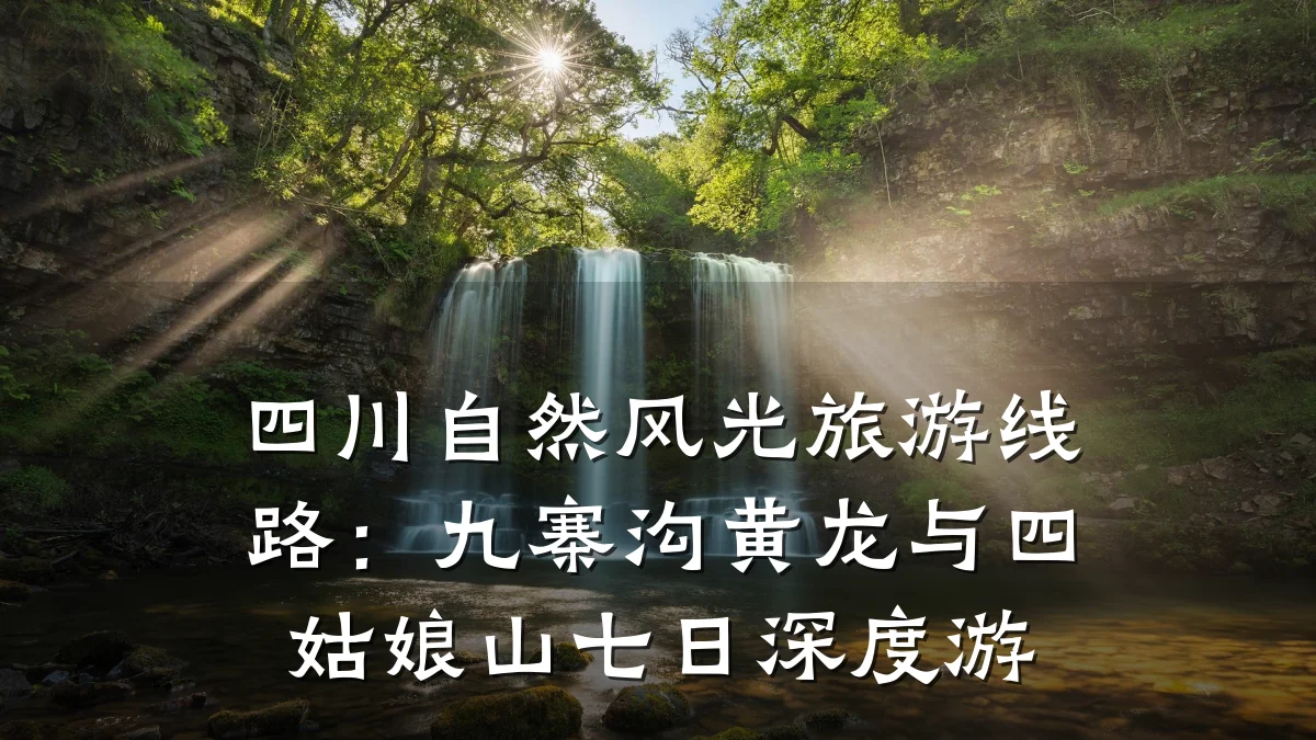 四川自然风光旅游线路:九寨沟黄龙与四姑娘山七日深度游