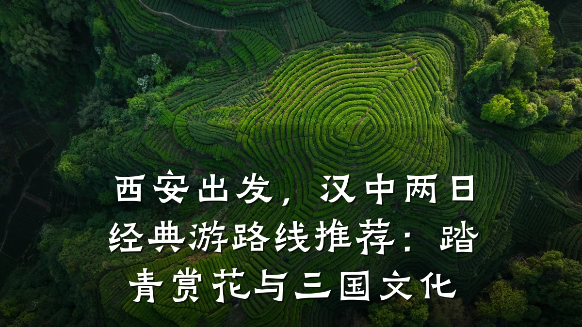 西安出发,汉中两日经典游路线推荐:踏青赏花与三国文化
