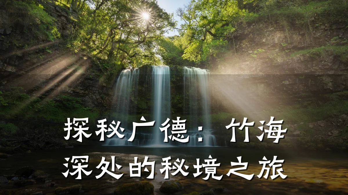 探秘广德：竹海深处的秘境之旅
