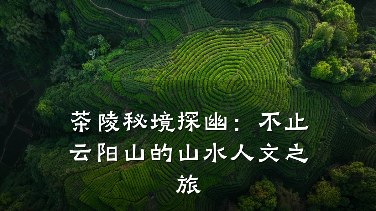 茶陵秘境探幽：不止云阳山的山水人文之旅