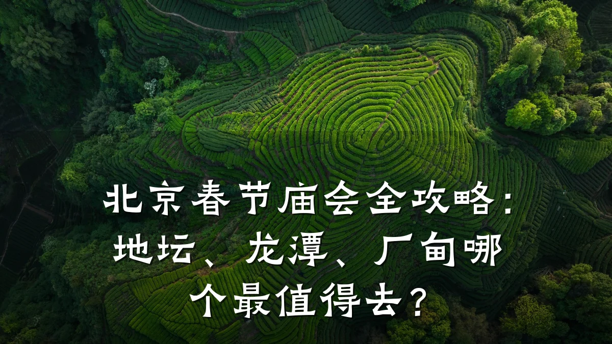 北京春节庙会全攻略:地坛、龙潭、厂甸哪个最值得去?