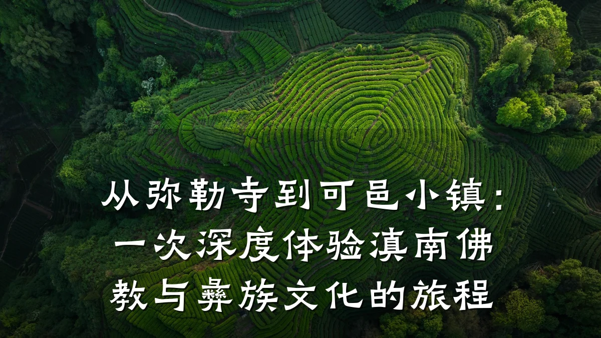 从弥勒寺到可邑小镇：一次深度体验滇南佛教与彝族文化的旅程