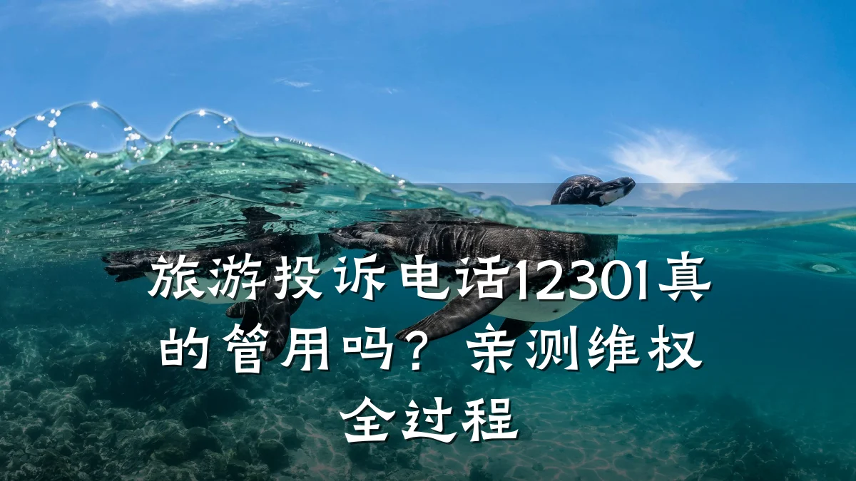 旅游投诉电话12301真的管用吗？亲测维权全过程