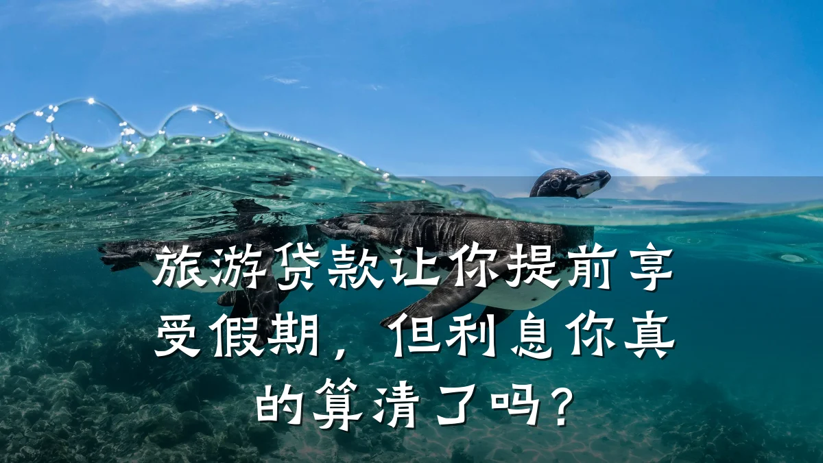 旅游贷款让你提前享受假期，但利息你真的算清了吗？