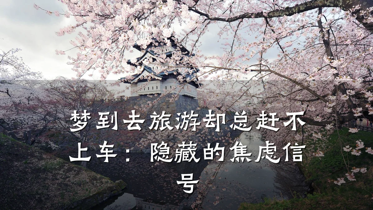 梦到去旅游却总赶不上车:隐藏的焦虑信号